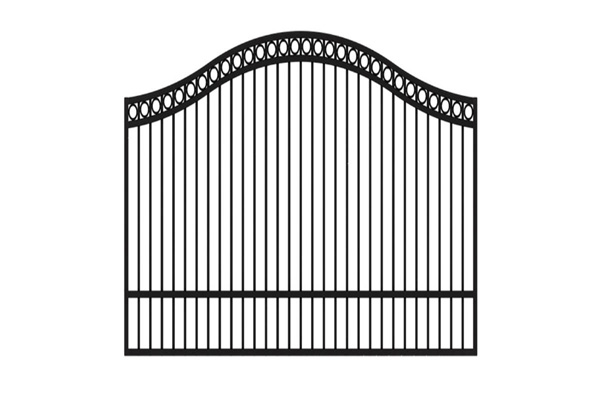 Treillis métallique en acier galvanisé avec revêtement en poudre de  finition de porte de clôture de jardin - Chine Clôture métallique Gate,  Clôture Barrière